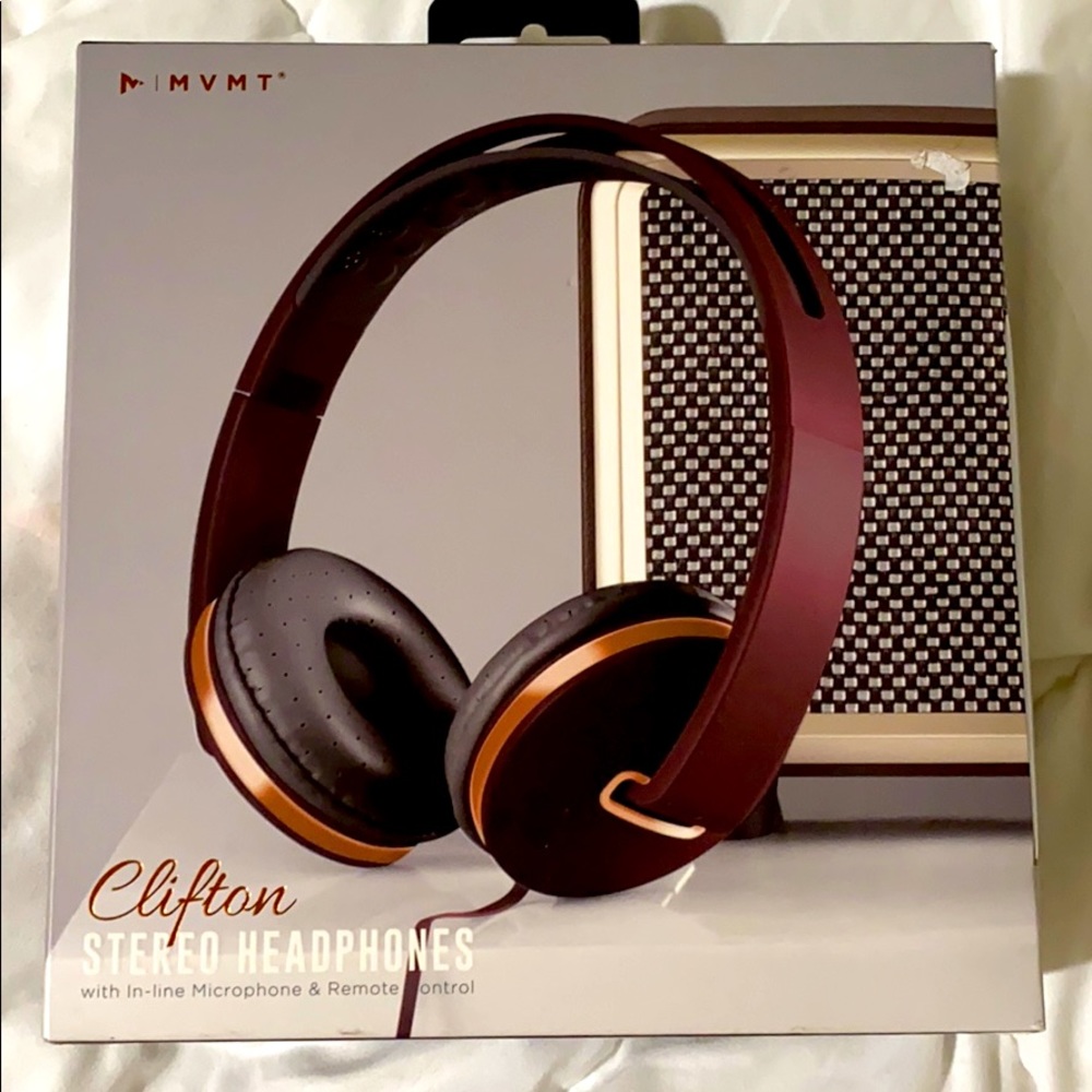 Brand New Clifton stereo headphones